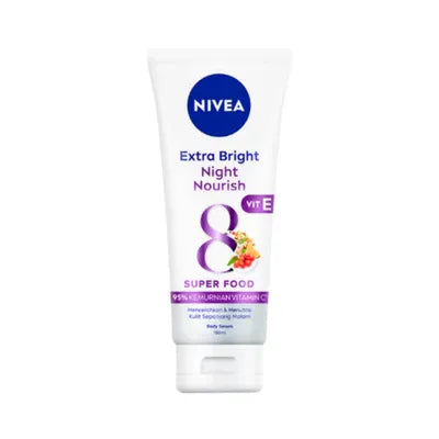 NIVEA BODY SERUM 180ML NIGHT NOURISH VIT E