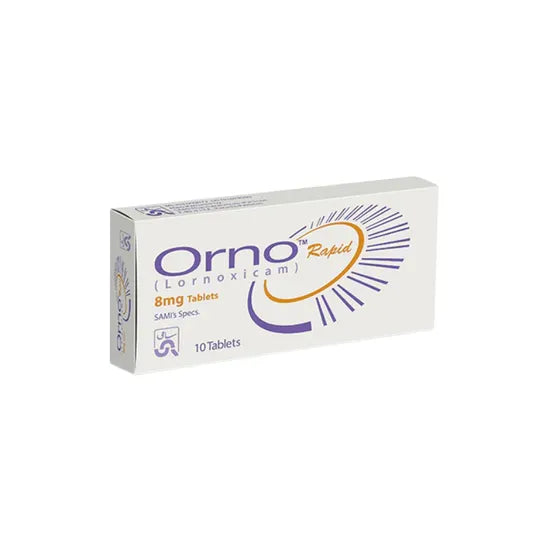 ORNO TAB 8MG RAPID 20S