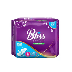 BLISS PADS MAXI THICK EXTRA LONG 8S