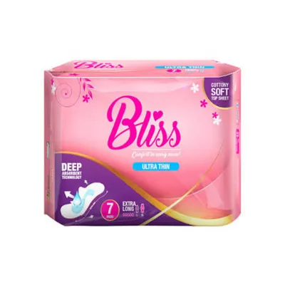 BLISS PADS ULTRA THIN EXTRA LONG 7S