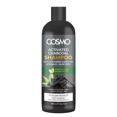 COSMO SHAMPOO 480ML ACTIVATED CHARCOAL