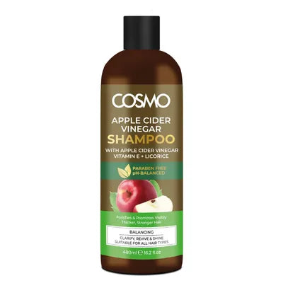 COSMO SHAMPOO 480ML APPLE CIDER VINEGAR