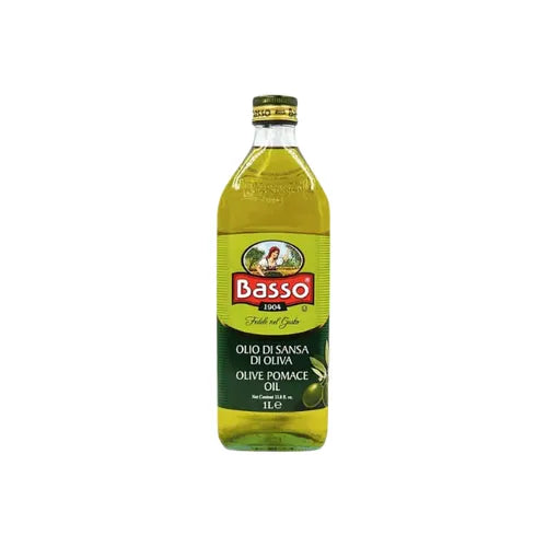 BASSO OLIVE OIL POMACE 1LTR BOTTLE