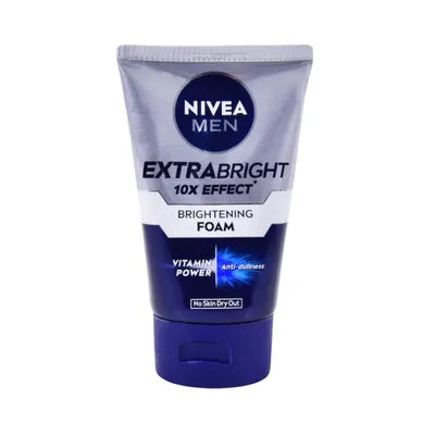 NIVEA MEN FACE WASH 100GM EXTRA BRIGHT