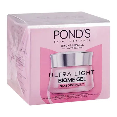PONDS ULTRA LIGHT BIOME GEL 50GM BRIGHT MIRACLE