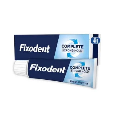FIXODENT DENTURE CREAM 47GM STRONG HOLD