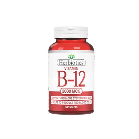 HERBIOTICS VITAMIN B12 2000MCG