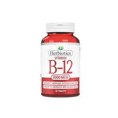 HERBIOTICS VITAMIN B12 2000MCG