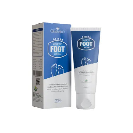 HERBIOTICS OXIPRO DIABETIC FOOT CREAM 75GM