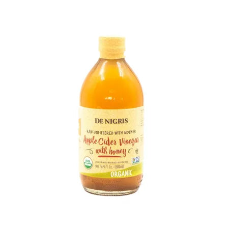 DE NIGRIS APPLE CIDER VINGER 500ML WITH HONEY