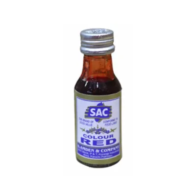 SAC FOOD COLOUR 25ML RED