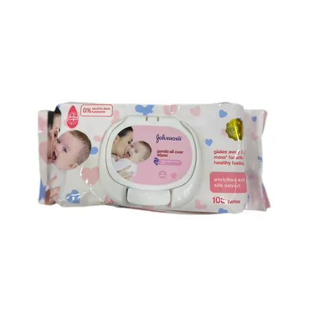 JOHNSONS BABY WIPES 106PCS