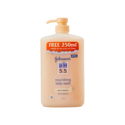 JOHNSONS BODY WASH 1000ML NOURISHING WITH HONEY
