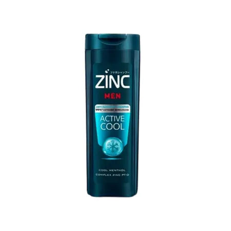 ZINC SHAMPOO 340ML ACTIVE COOL TEA TREE