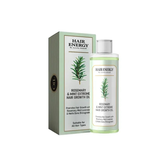 HAIR ENERGY HAIR GROWTH OIL 100ML ROSEMARRY & MINT EXTREME