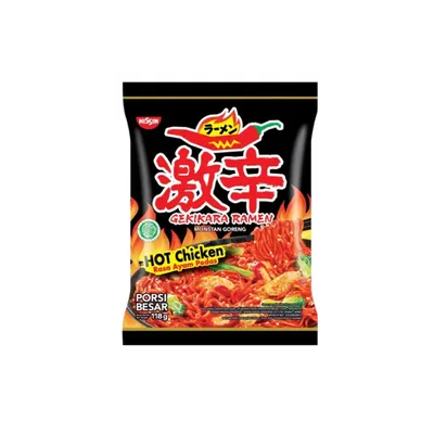 NISSIN RAMEN NOODLES 81GM GEKIKARA HOT CHICKEN