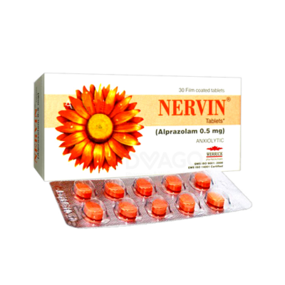 NERVIN TAB 0.5MG******(RX)