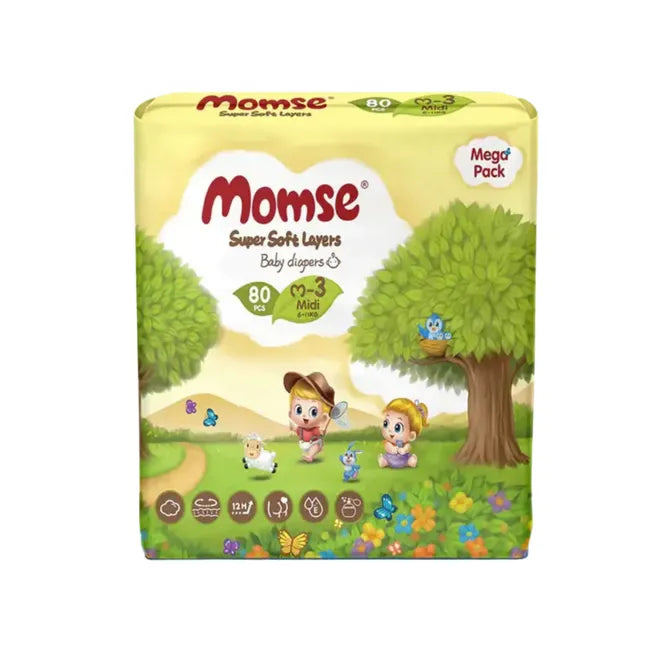 MOMSE DIAPERS MEGA 90PCS MINI
