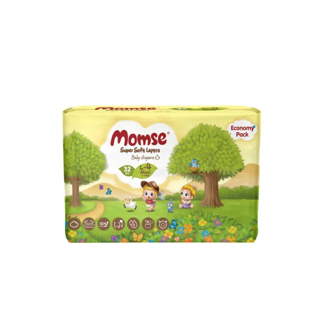 MOMSE DIAPERS ECONOMY 32PCS LARGE