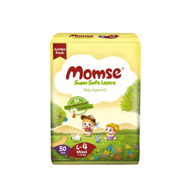 MOMSE DIAPERS JUMBO 50PCS LARGE