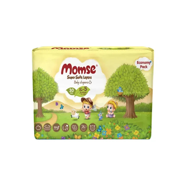 MOMSE DIAPERS ECONOMY 30PCS XLARGE