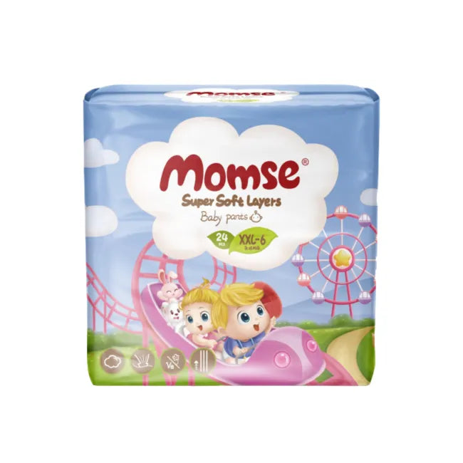 MOMSE PANTS ECONOMY 24PCS SIZE 6