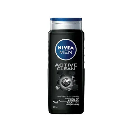 NIVEA SHOWER GEL 500ML ACTIVE CLEAN