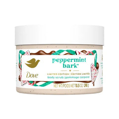 DOVE BODY SCRUB 298GM PEPPERMINT BARK