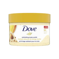 DOVE BODY SCRUB 298GM CRUSHED ALMOND&MANGO BUTTER