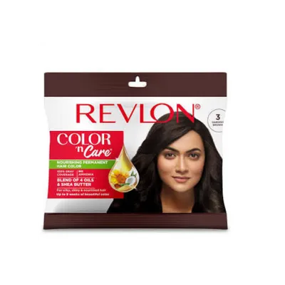 REVLON COLORNCARE SACHET 3 DARKEST BROWN