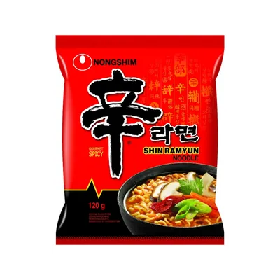 NONGSHIM NOODLES 120GM SHIN RAMYUN