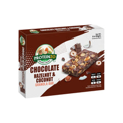 PROTEINZO GRANOLA BAR 6*45GM CHOCOLATE HAZALNUT & COCONUT