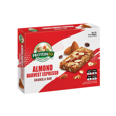 PROTEINZO GRANOLA BAR 6*45GM ALMOND HARVEST ESPRESSO