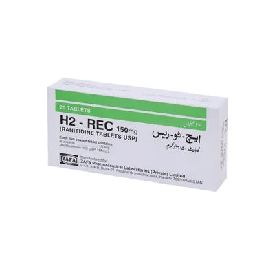 H2REC TAB 150MG