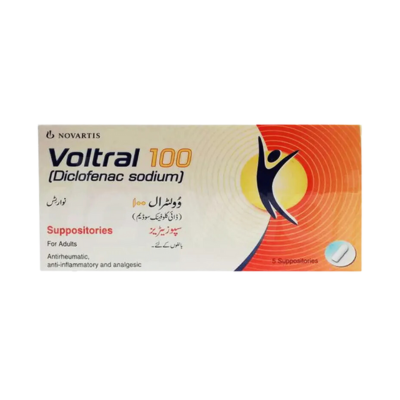 VOLTRAL SUPPOSTRIES 100MG  (FREDGE ITEM)  26   ****