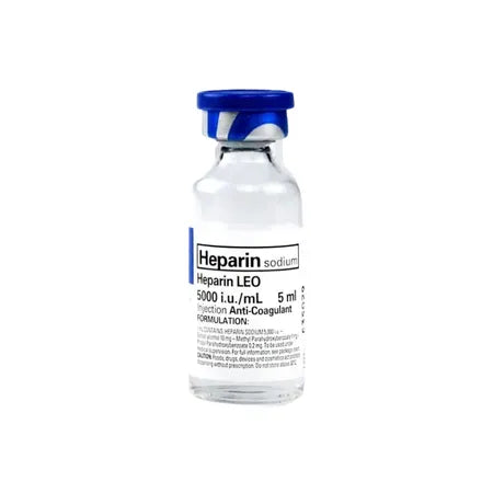 HEPARIN INJ 5000IU   (FREDGE ITEM)  19 *****