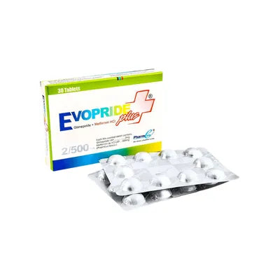 EVOPRIDE TAB PLUS 2/500MG