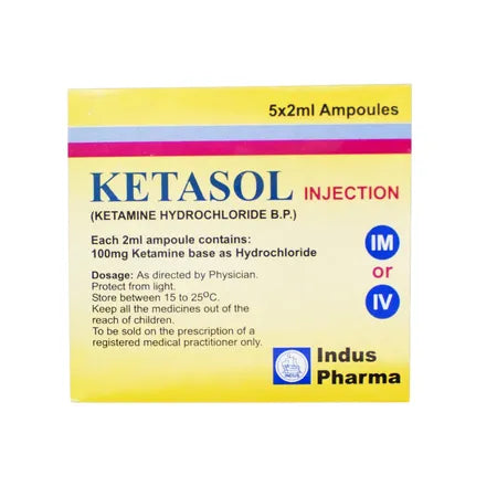 KETASOL INJ 100MG 2ML