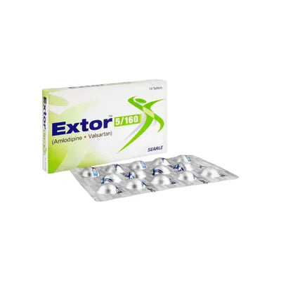EXTOR TAB 5/160MG