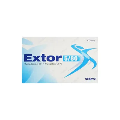 EXTOR TAB 5/80MG