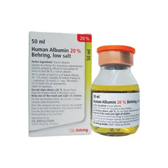 HUMAN ALBUMIN 20% BEHRING LOW SALT 50ML (FERDGE ITEM)  17  ****