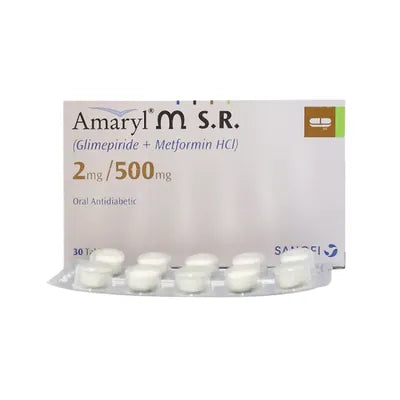 AMARYL TAB MSR 2/500MG