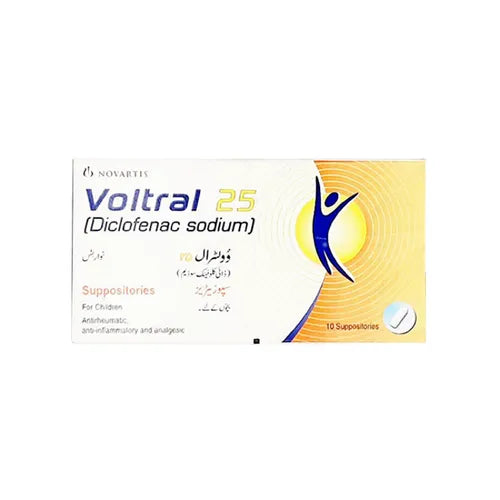 VOLTRAL SUPPOSTRIES 25MG  (FREDGE ITEM)  26 ****