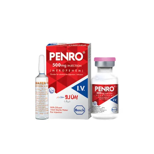 PENRO INJ 500MG I/V  (FERDGE ITEM)   25   ****