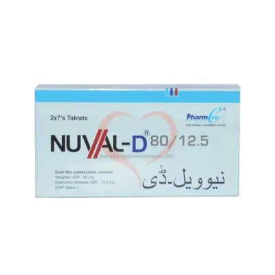 NUVAL TAB D 80/12.5MG