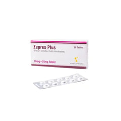 ZEPRES TAB PLUS 10MG/25MG