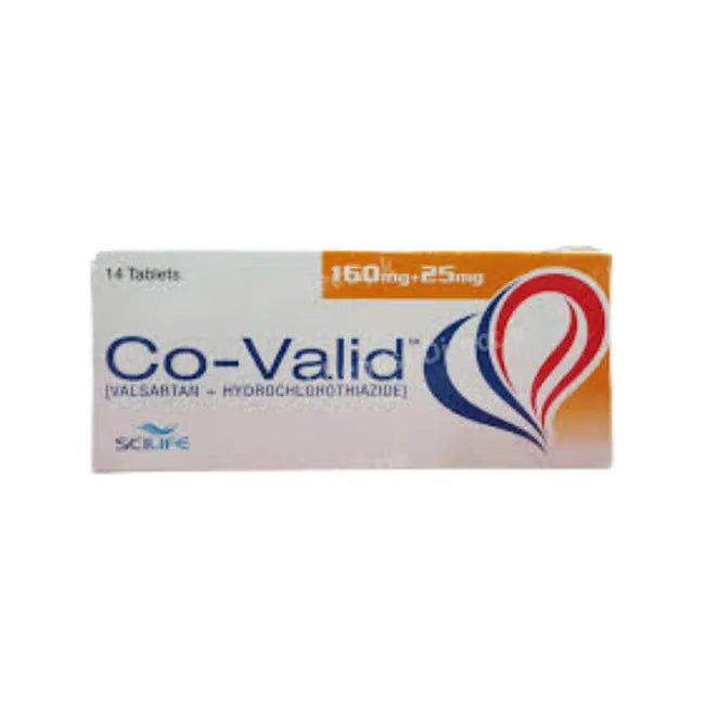 COVALID TAB 160/25MG