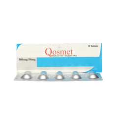 QOSMET TAB 50/500MG