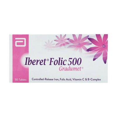 IBERET TAB FOLIC 500