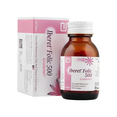 IBERET TAB FOLIC 500